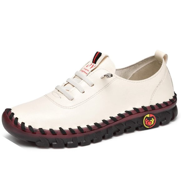 JMTALL Shoes - JMTALL Handmade Women Walking Vintage Casual Breathable Shoes